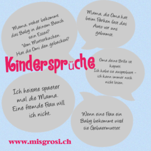 MisGrosi Kinderbetreuung Kindersprüche